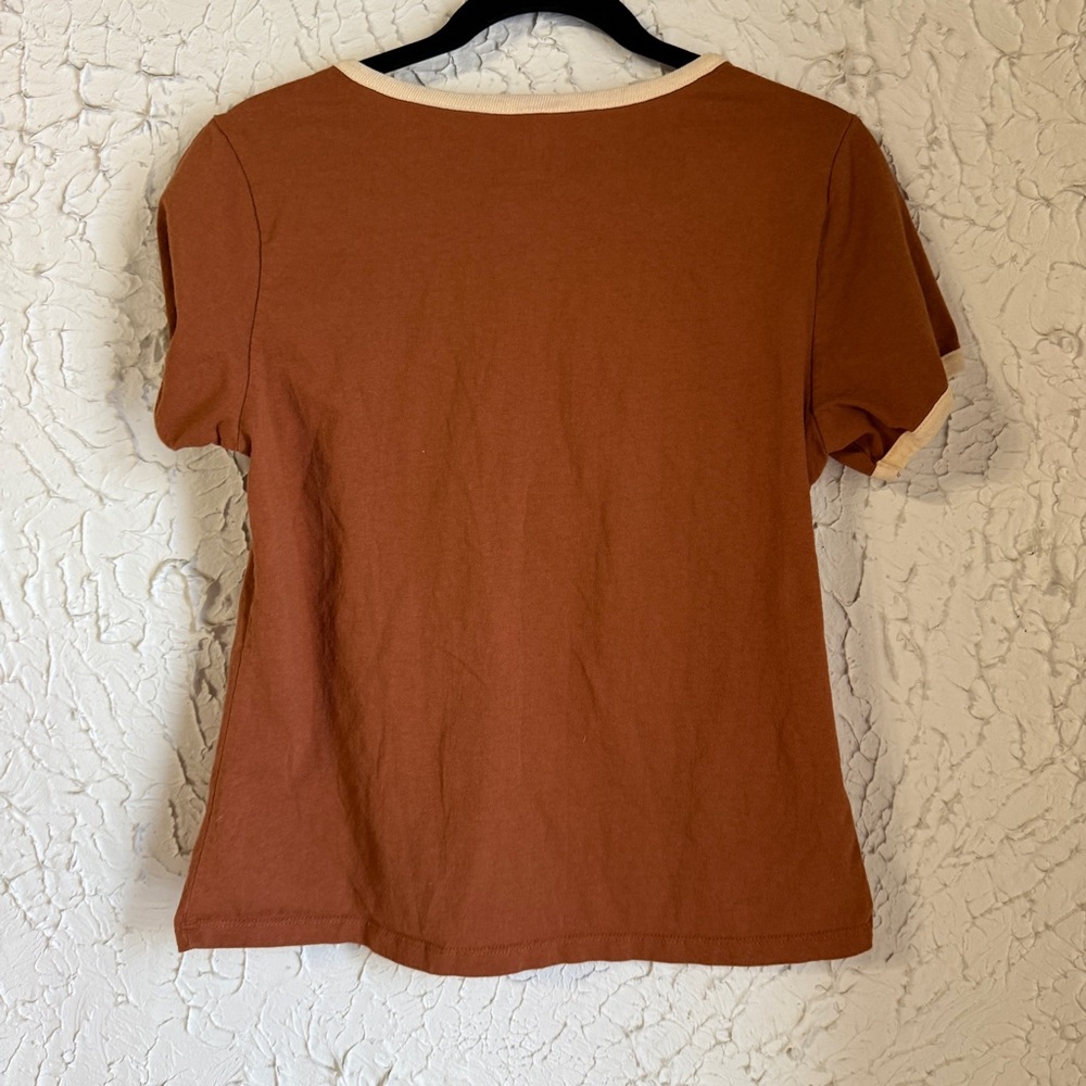 PINK Omen Brown Graphic Tee - Picture 6 of 6